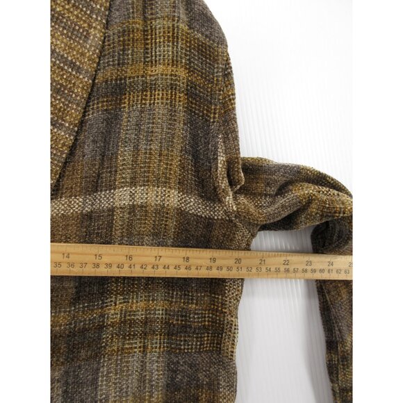 VINTAGE Margaret Lent Blazer Medium Chenille Handwoven Shawl Jacket - Picture 5 of 10